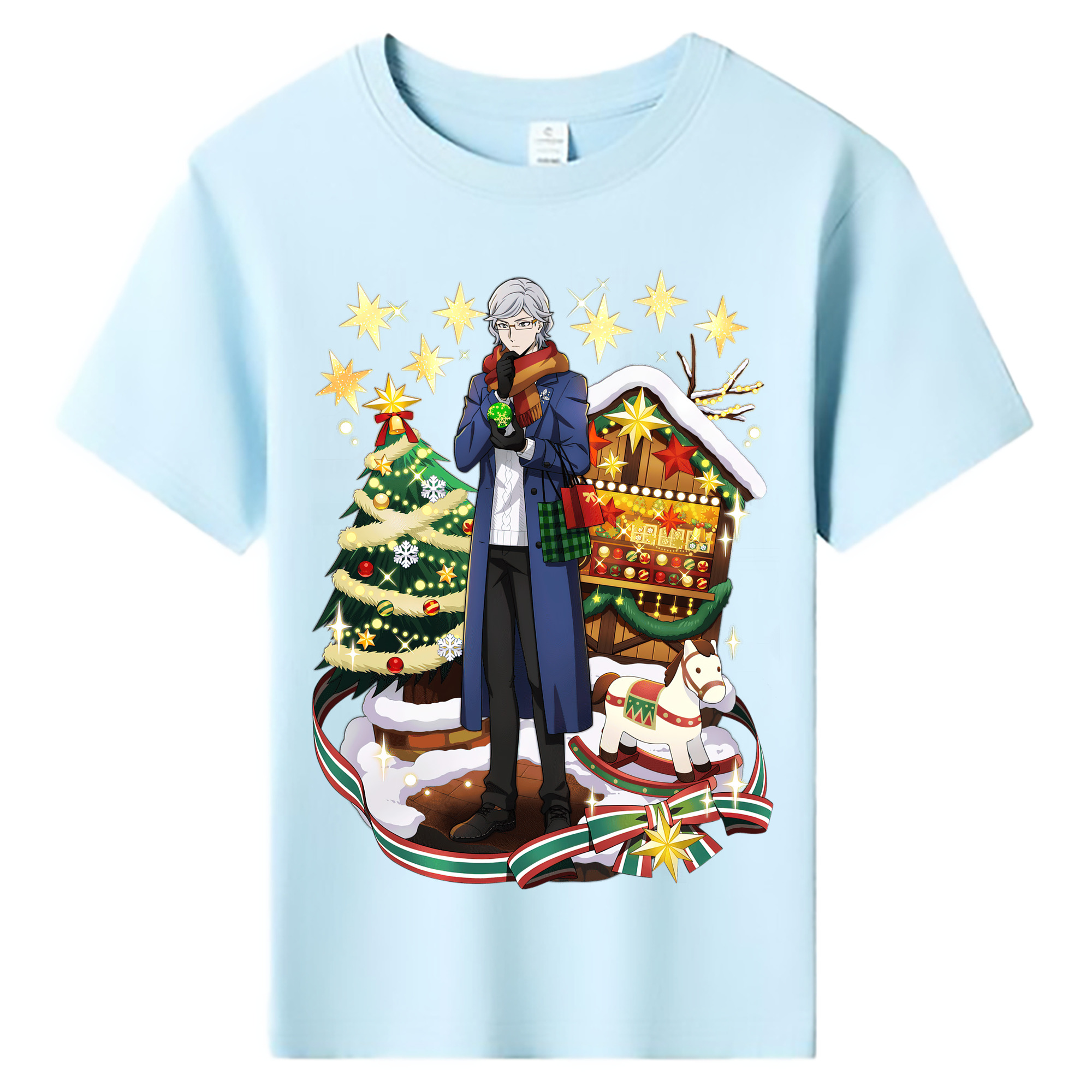 （画像用） 文豪ストレイドッグス Bungo Stray Dogs 綿100％キッズTシャツ（フロントプリント）